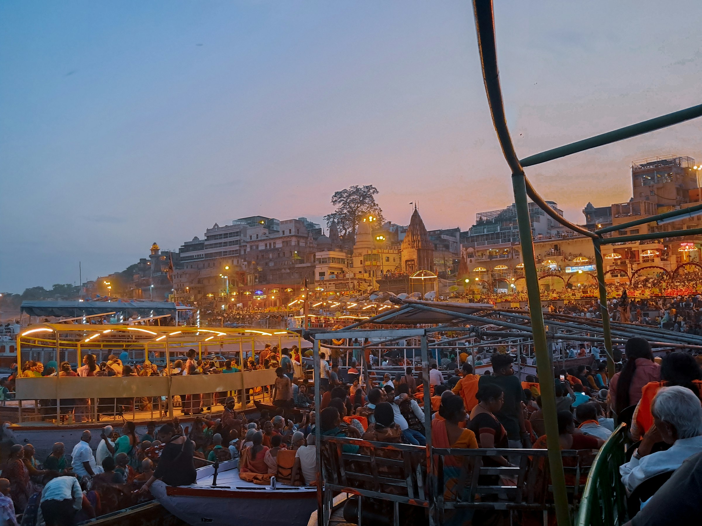 Evening on the ghats, Varanasi