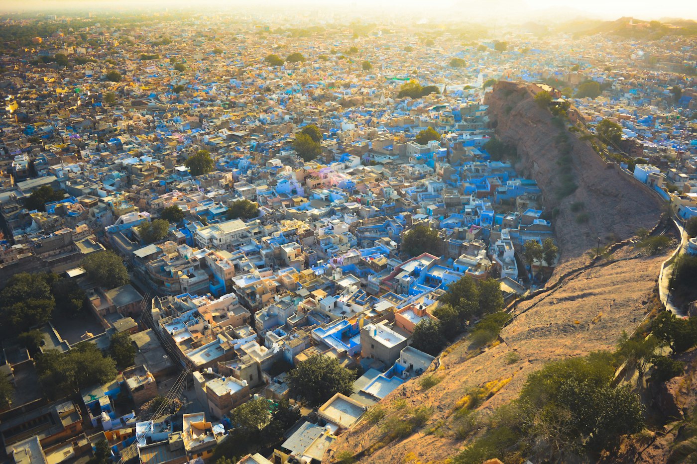 The blue city of Jodhpur